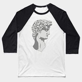 Marble David Pop Art Baseball T-Shirt